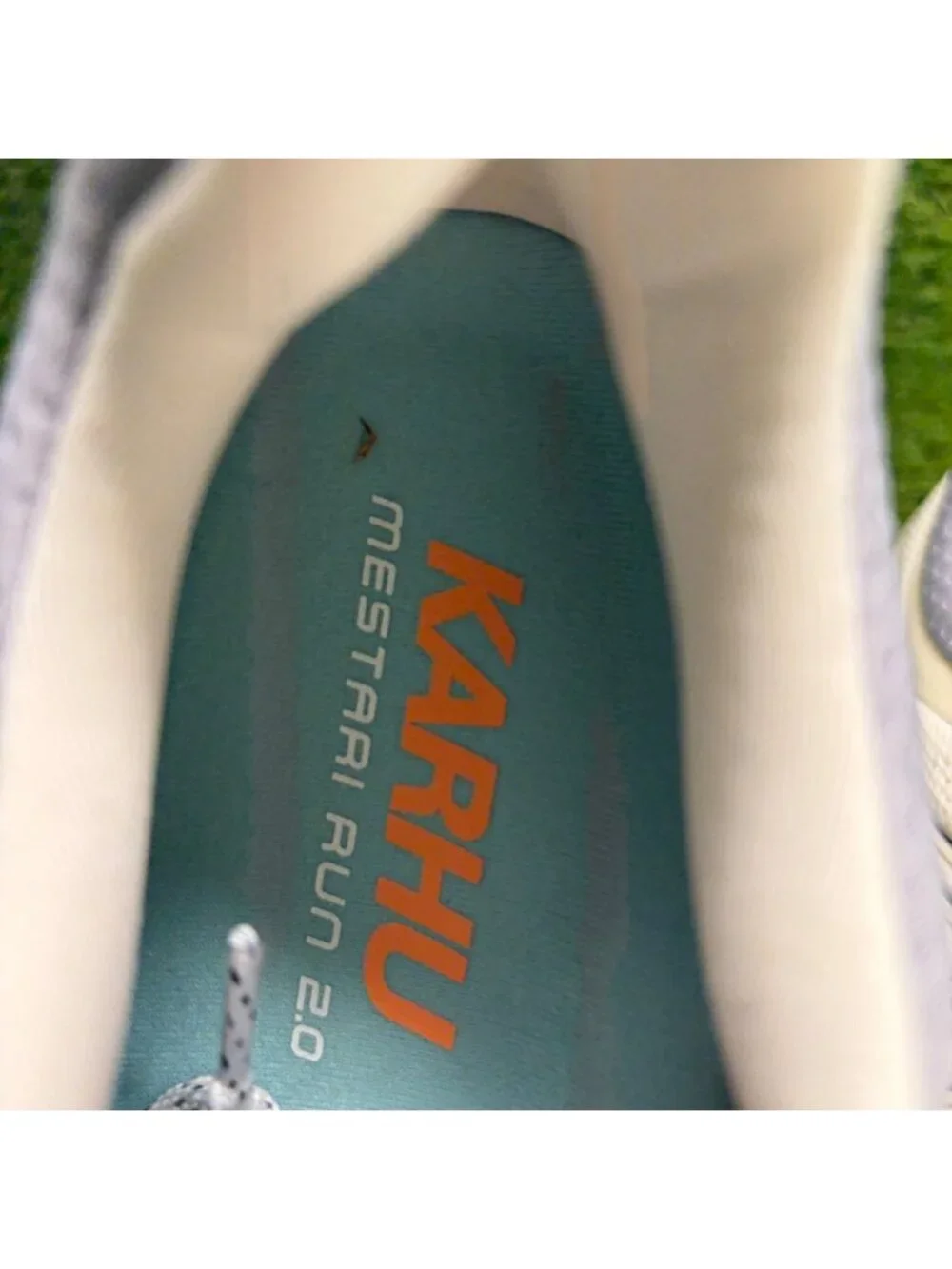 Karhu Mestari Run 2.0 Womens Size 9 White Blue Athletic Running Shoes Sneakers